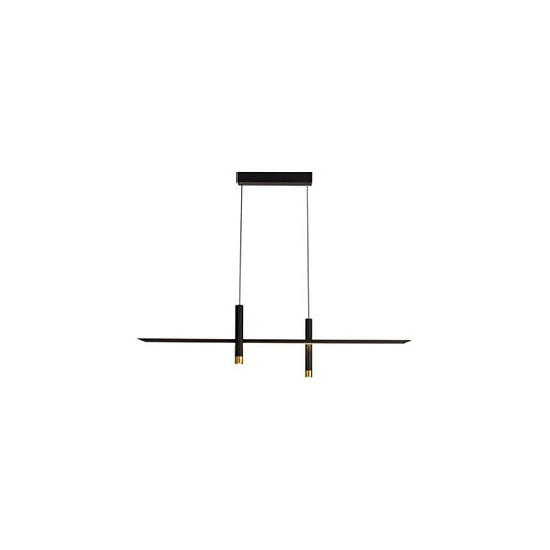 Luminaire Center Suspension Esparta Noir,Or