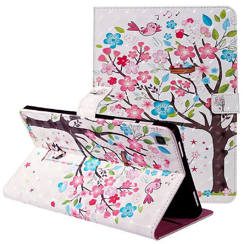 Etui en PU 3D, avec support fille sous l'arbre pour votre Samsung Galaxy Tab A7 10.4 (2020)/T505/T500