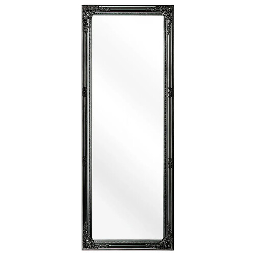 Beliani Miroir FOUGERES Noir