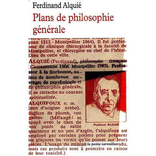 Plans de philosophie générale · Occasion