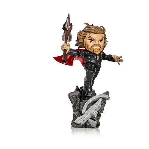 Figurine - IRON STUDIOS - Mini Co. Deluxe - Marvels Avengers : Thor - PVC - 21 cm