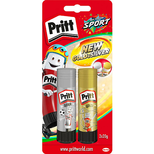 Pritt Bâton de colle BTS 2021, 2 x 20 g sur carte blister ()