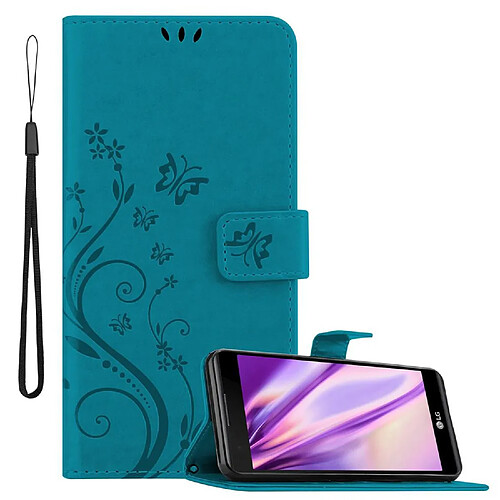 Cadorabo Coque LG X POWER Etui en Bleu