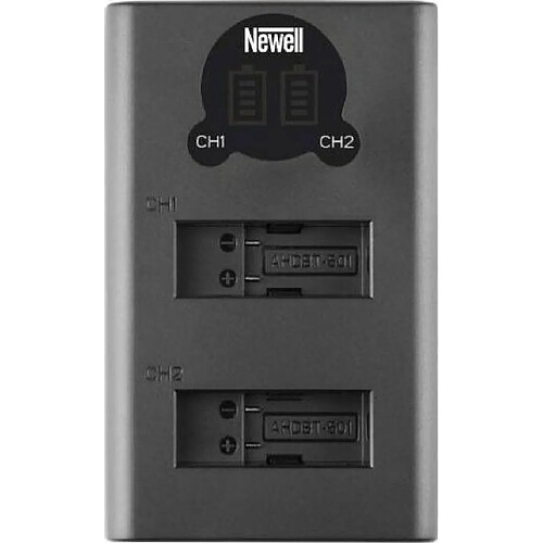 Newell Chargeur DL-USB-C Compatible avec Piles Newell et Remplacement avec écran USB Affichage LED Compact pour Les Voyages à la Maison Petite Taille