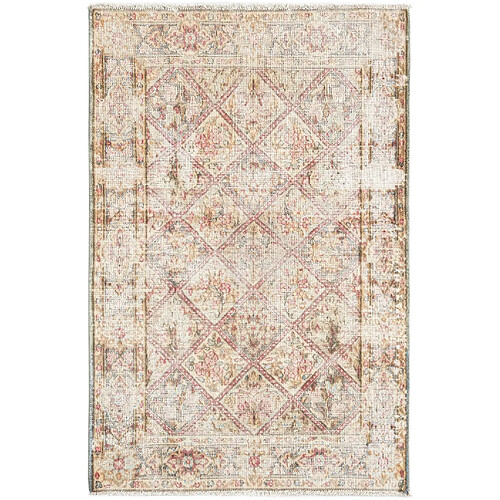 Vidal Tapis de laine 145x95 beige Vintage Royal