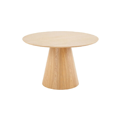 Lisa Design Toledo - table à manger ronde - bois - 120 cm - 4 à 6 personnes