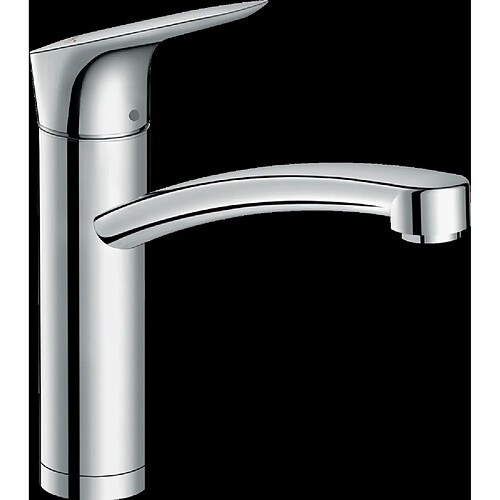 Mitigeur de cuisine HANSGROHE Logis M31 , installation devant une fenêtre, 1 jet chromé - 71833000