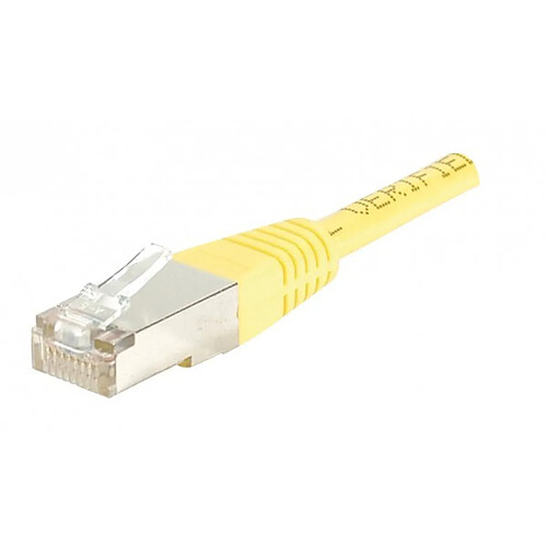 Abi Diffusion Cordon RJ45 catégorie 5e F/UTP jaune - 0,5 m