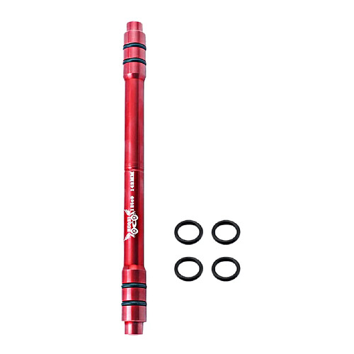 bicyle 12 à 9mm thru essieu moyeu à dégagement rapide conversion brochette adaptateur rouge