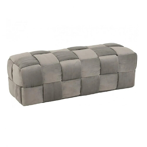 Inside 75 Pouf CORIE Rectangle 3 personnes / Gris Clair