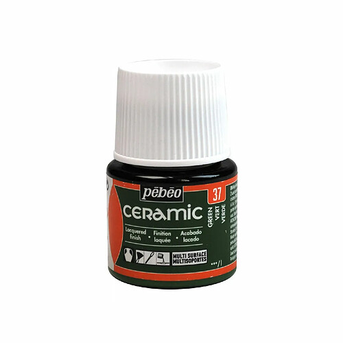 Pebeo Peinture céramique et multi-surfaces - Vert - 45 ml