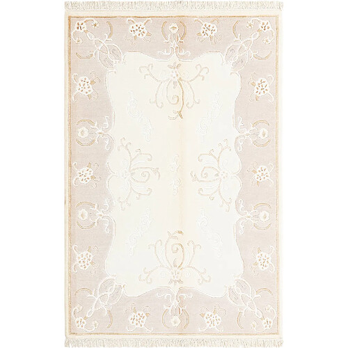 Vidal Tapis de laine 183x119 beige Darya