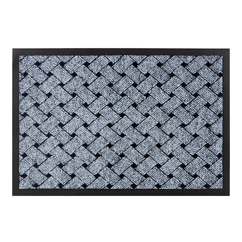 RUGSX Paillasson antidérapant VECTRA 0902 extérieur, intérieur gris clair 40x60 cm