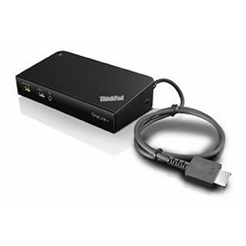 Lenovo 40A40090EU station d'accueil USB 3.0 (3.1 Gen 1) Type-A Noir