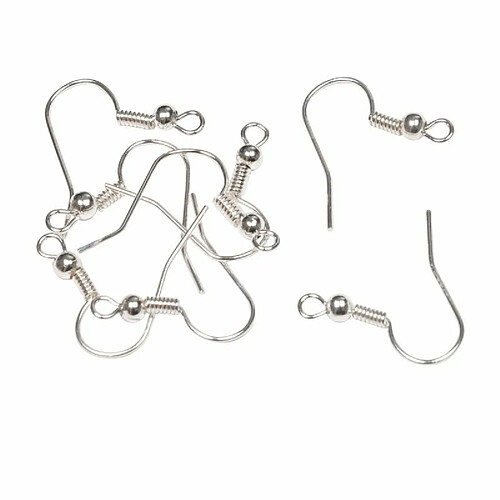 Paris Prix Lot de 8 Supports Boucles d'Oreilles 7cm Argent