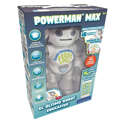 Lexibook POWERMAN MAX - Mon Robot Ludo-Éducatif (Espagnol)