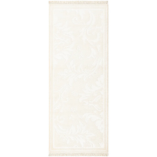 Vidal Tapis de couloir en laine 206x79 beige Darya