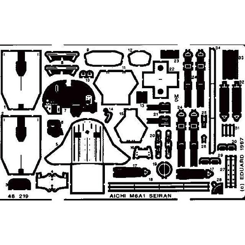 M6A-1 Seiran - 1:48e - Eduard Accessories