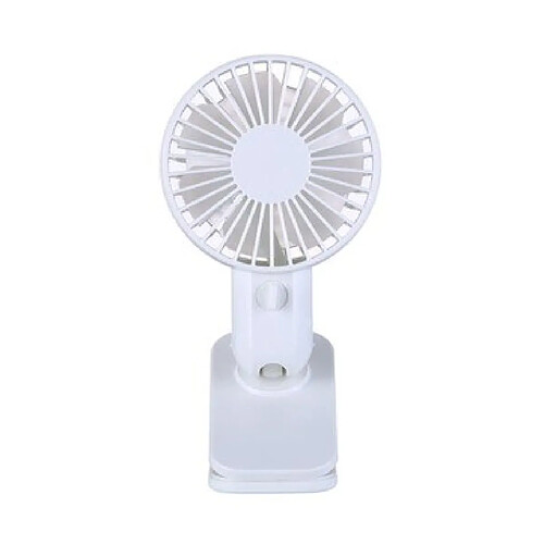 WT-F5 Mini Clip Fan Ventilateur De Charge USB à Rotation De 120 Degrés Ventilateur De Refroidissement à Air Clip Ventilateur De Bureau à Double Usage Ventilateur De Bureau Portable Pour Étudiants à Domicile BLANC