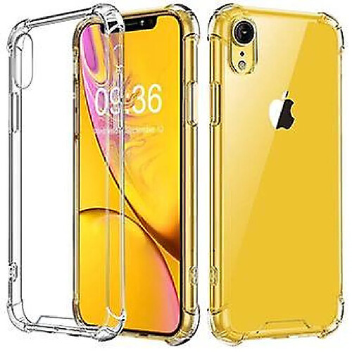 Universal Étui à l'épreuve des chocs pour Apple iPhone XR - Couverture de boîtier en gel TPU transparent Protection de silicone souple