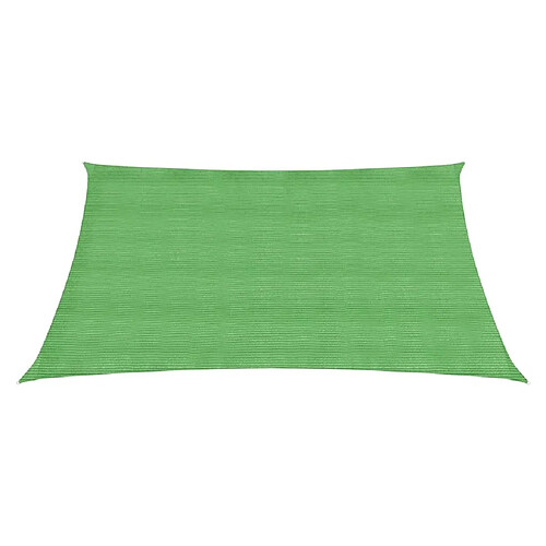 Maison Chic Voile d'ombrage | Voile de parasol | Toile d'ombrage 160 g/m² Vert clair 4/5x3 m PEHD -MN72945