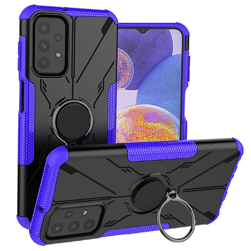 Coque en TPU antichoc, anti-chute avec béquille pour votre Samsung Galaxy A23 5G/4G - violet