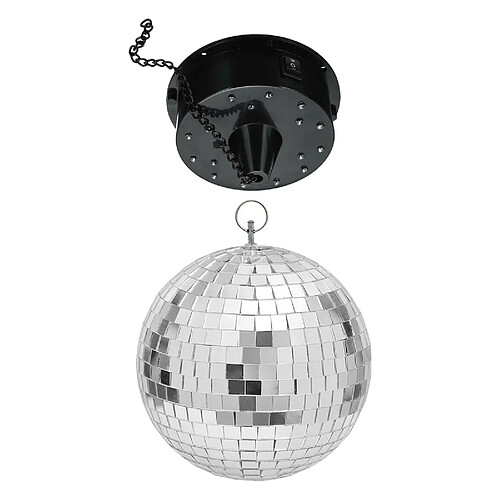 Moteur De Boule De Disco De Miroir Rotatif Accrochant L'éclairage De Boule De Réflexion De Miroir De DJ Avec La Boule