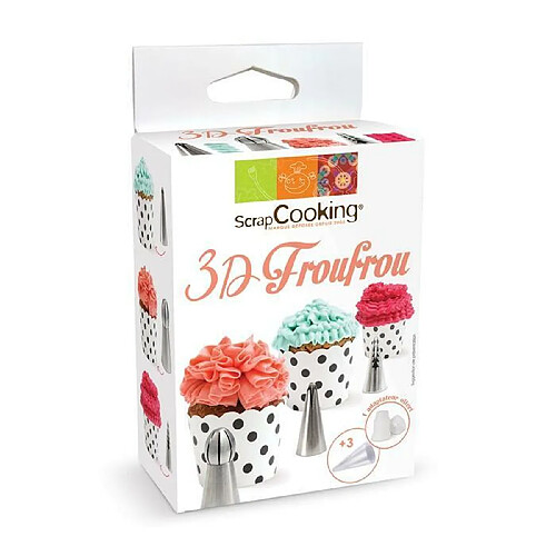 Scrapcooking Kit douilles 3D froufrou