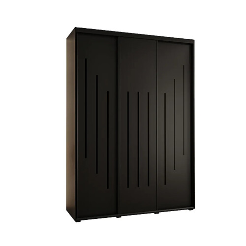 Abiks Meble Armoire DAVOS 8 À Portes Coulissantes 235,2/180/45 3 Portes