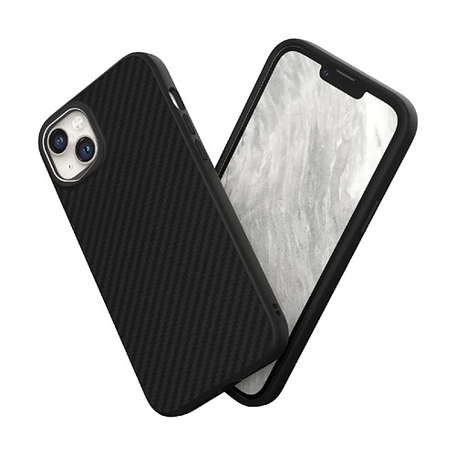 RHINOSHIELD Coque Compatible avec [iPhone 14 Plus] SolidSuit - Coque Fine avec Technologie d'absorption des Chocs et Finition Premium Matte - Fibre de Carbone