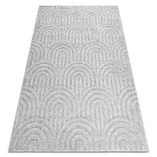 RUGSX Tapis SANTO SIZAL 0537 géométrique gris 80x150 cm