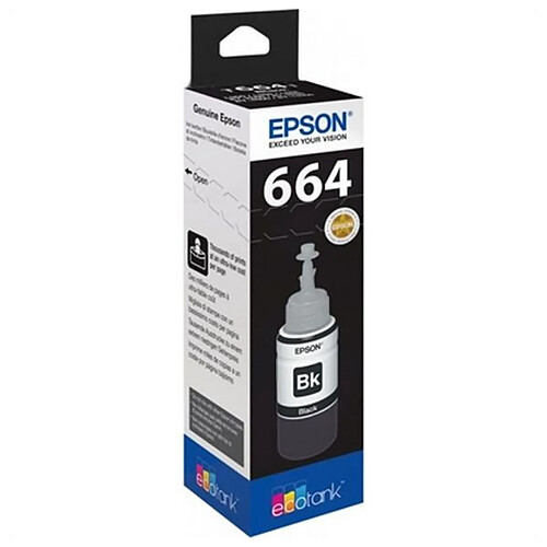 Totalcadeau Cartouche d’encre authentique Epson T66 - Tonner encre pour imprimant Couleur - Jaune pas cher