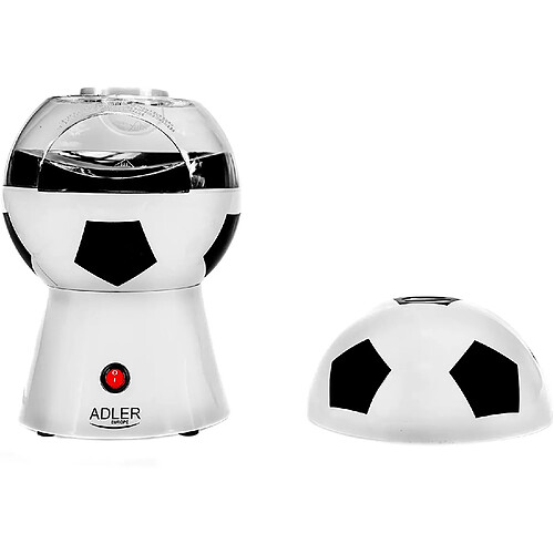 Adler machine a popcorn 1200W noir blanc ballon