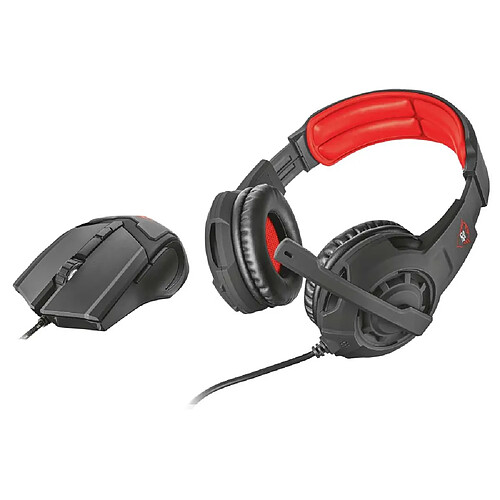 PACK casque et souris gamer Trust GXT 784 - Noir