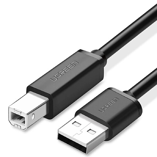 Wewoo Câble pour d'imprimante nickelé USB 2.0Pour Canon, Epson, HP, Longueur de câble: 3m de données