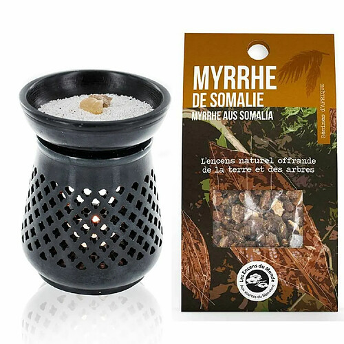 Encens Du Monde Diffuseur porte-encens + résine de Myrrhe de Somalie