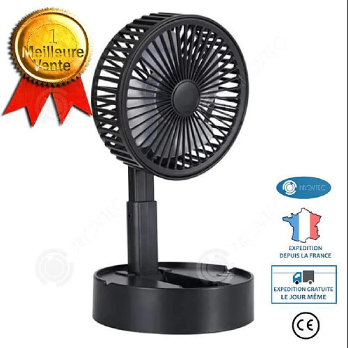 INN® Petit ventilateur pliable de chargement USB Mini ventilateur de bureau portable pour étudiant Ventilateur de bureau