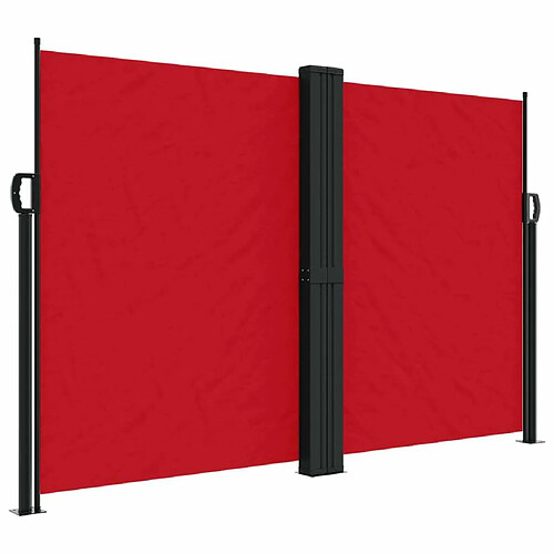 Maison Chic Auvent latéral rétractable | Store latéral | Brise-vue latéral rouge 160x600 cm -GKD88321