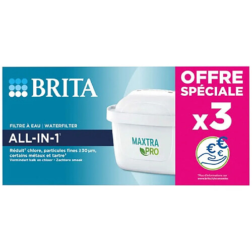 Pack de 3 cartouches maxtra pro pour carafe - 1051530 - BRITA