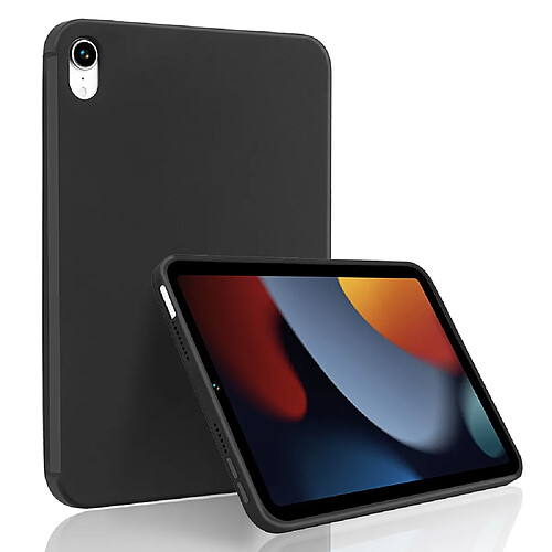 Coque en silicone anti-rayures avec porte-stylo noir pour votre iPad mini (2021)