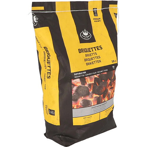 Fancy Flames Briquettes de bois combustion 2 heures 10 kg.