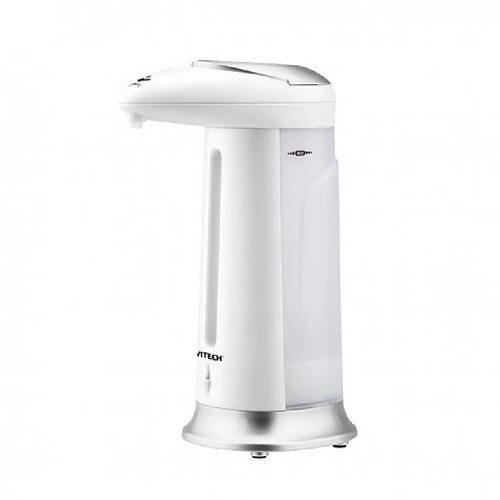 Desineo Distributeur automatique de savon, gel hydroalcoolique 330 ml gris et blanc soap dispenser auto dispenser