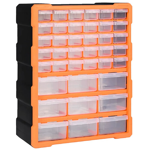 vidaXL Organisateur multi-tiroirs avec 39 tiroirs 38x16x47 cm