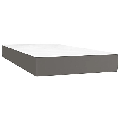 Maison Chic Matelas de lit à ressorts ensachés, Matelas doux gris 120x190x20 cm -GKD42257