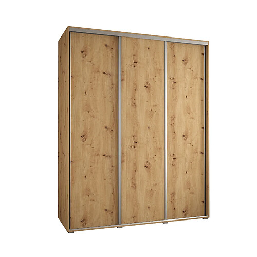 Abiks Meble Armoire DAVOS 1 À Portes Coulissantes 235,2/190/60 3 Portes