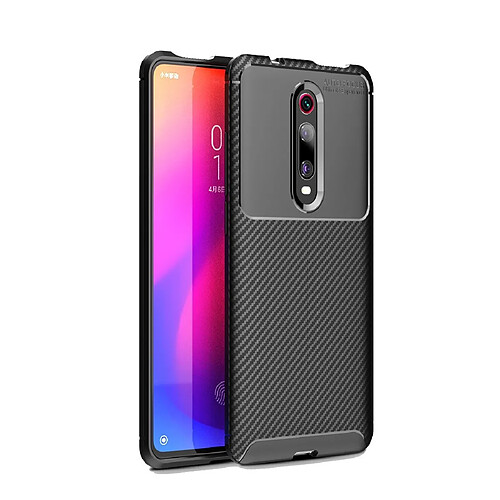 Wewoo Coque Souple TPU antichoc en texture de fibre de carbone Beetle Series pour Xiamo Redmi K20 / K20pro Noir