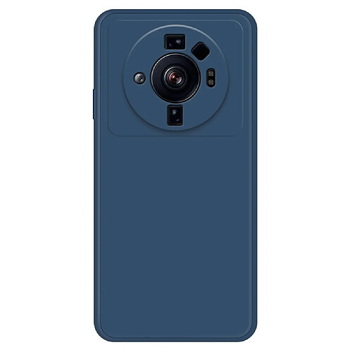 Coque en TPU antichoc, caoutchouté pour votre Xiaomi 12S Ultra 5G - bleu foncé