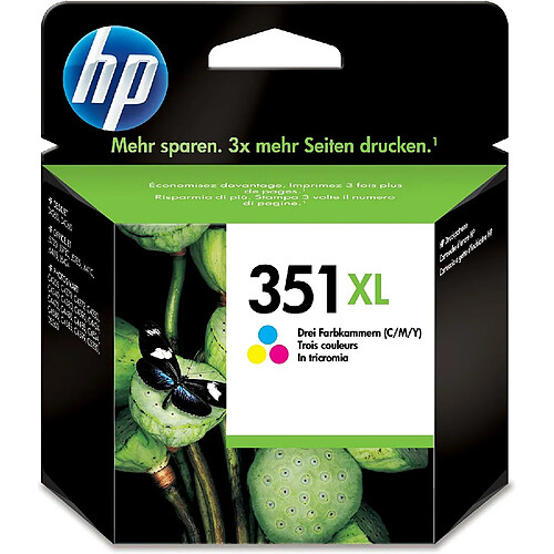 HP 351XL cartouche d'encre trois couleurs grande capacité authentique