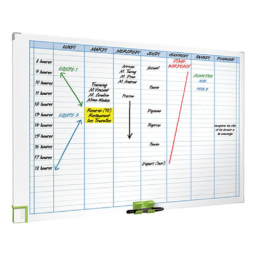 Planning magnétique hebdomadaire Nobo Performance