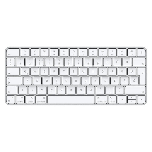 Apple Magic clavier USB + Bluetooth Hongrois Aluminium, Blanc